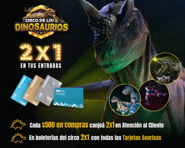 Circo de los Dinosaurios | Tres Cruces Shopping y Terminal Circo de los Dinosaurios | Tres Cruces Shopping y Terminal